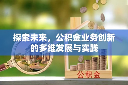 孙吴探索未来，公积金业务创新的多维发展与实践
