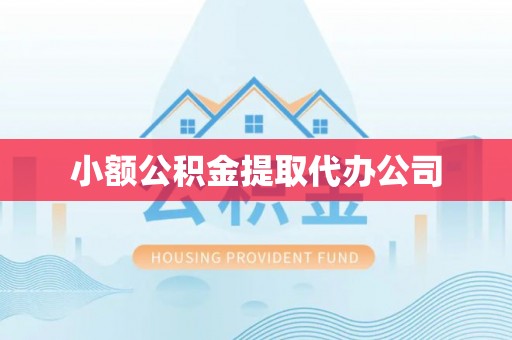 孙吴小额公积金提取代办公司