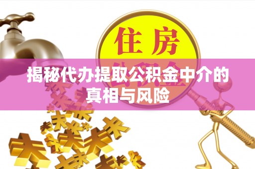 孙吴揭秘代办提取公积金中介的真相与风险