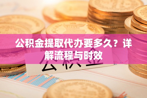 孙吴公积金提取代办要多久？详解流程与时效