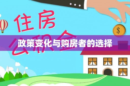 孙吴政策变化与购房者的选择